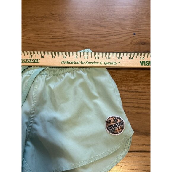 Salt Life Women’s Shorts “Live Salty” Drawstring Waist Size YLG Beach Preppy - Picture 3 of 8